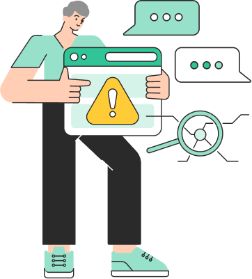 detect & respond flipped char